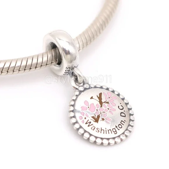 Authentic PANDORA Rare Special Edition Washington DC Dangle Charm - Picture 2 of 10